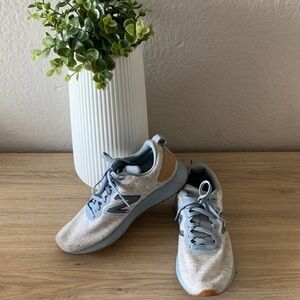 New Balance Gray and Blue Athletic Shoes